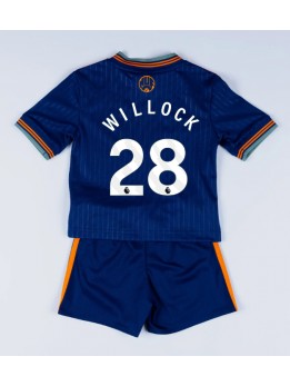 Billige Newcastle United Joe Willock #28 Tredjedraktsett Barn 2025-26 Kortermet (+ Korte bukser)